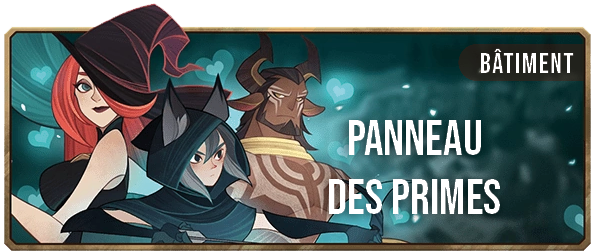 Le Panneau des Primes - Bannière - AFK ARENA