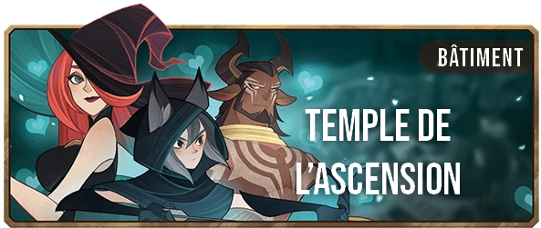 Le Temple de l'Ascension - Bannière - AFK ARENA