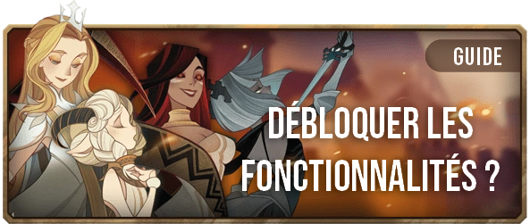 Débloquer les fonctionnalités - Bannière - AFK ARENA