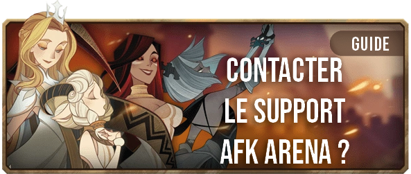Contacter le support AFK ARENA - Bannière - AFK ARENA